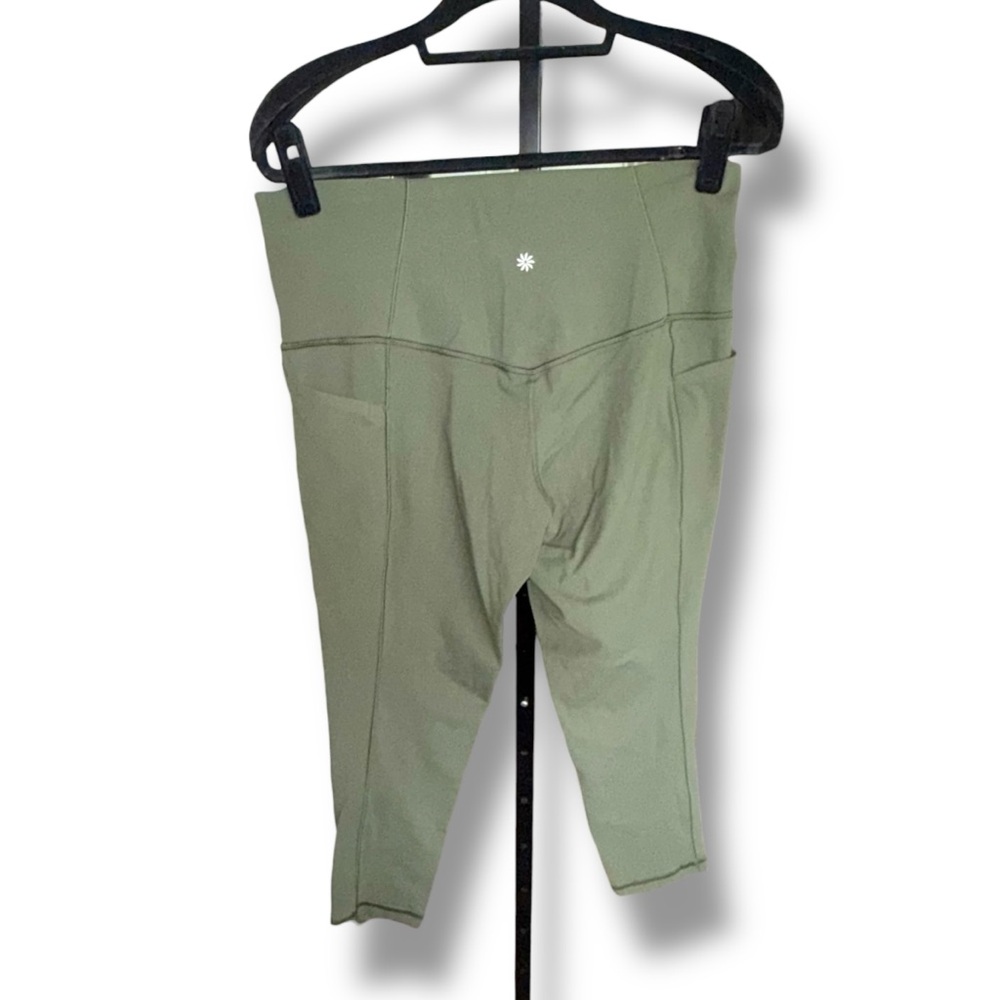 ATHLETA Salutation Stash High Rise 7/8 Legging -1X Aspen Olive - Picture 4 of 14